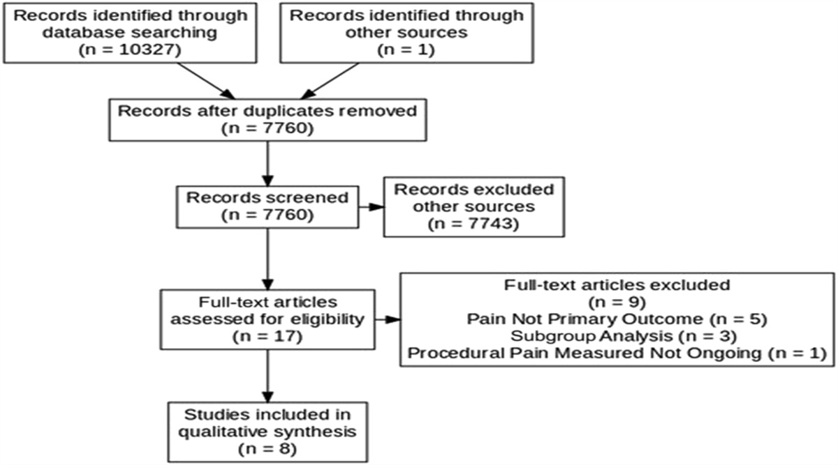 Systematic review of topical interventions for the management of pain in chronic wounds