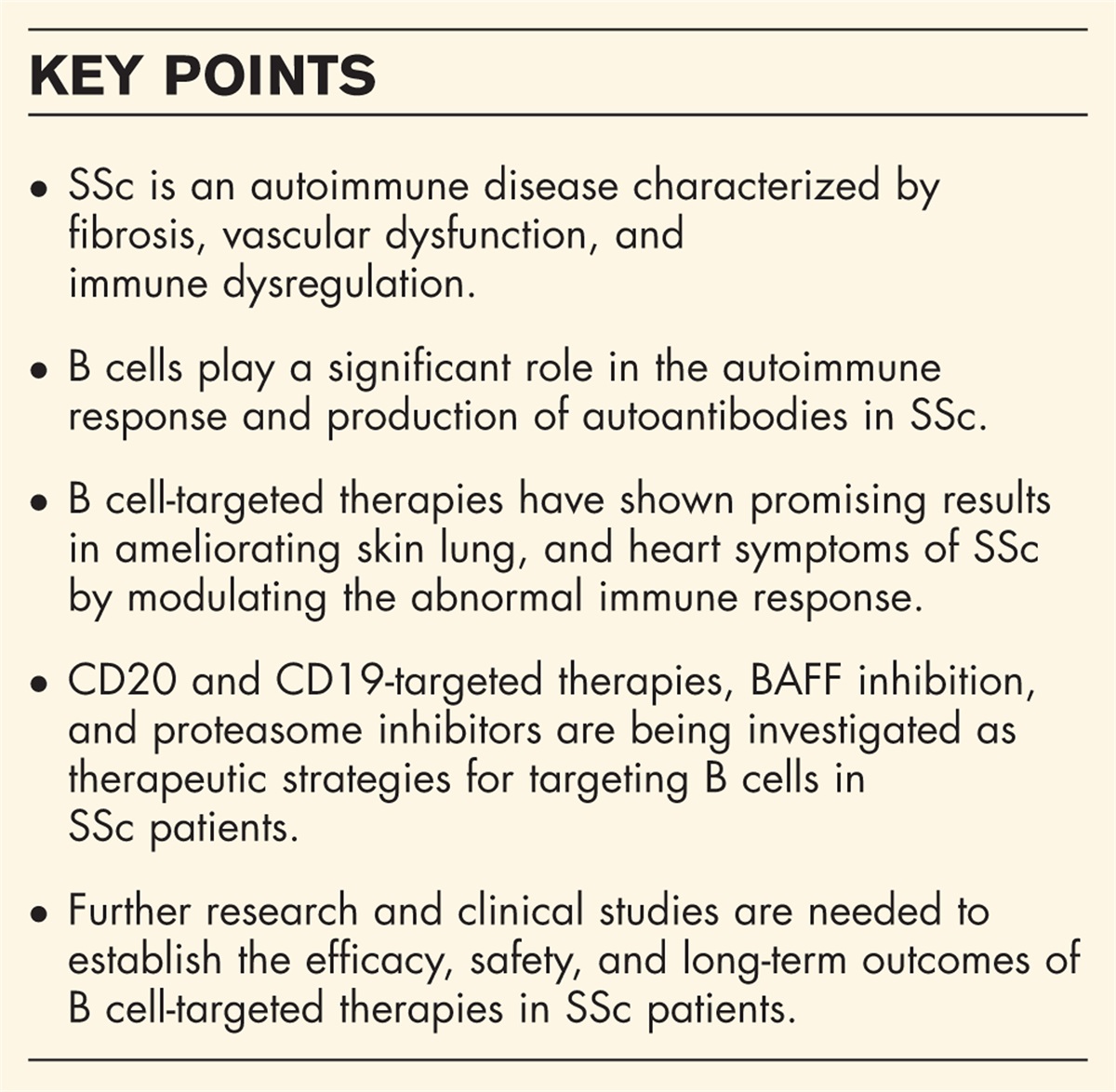 Targeting B cells for treatment of systemic sclerosis