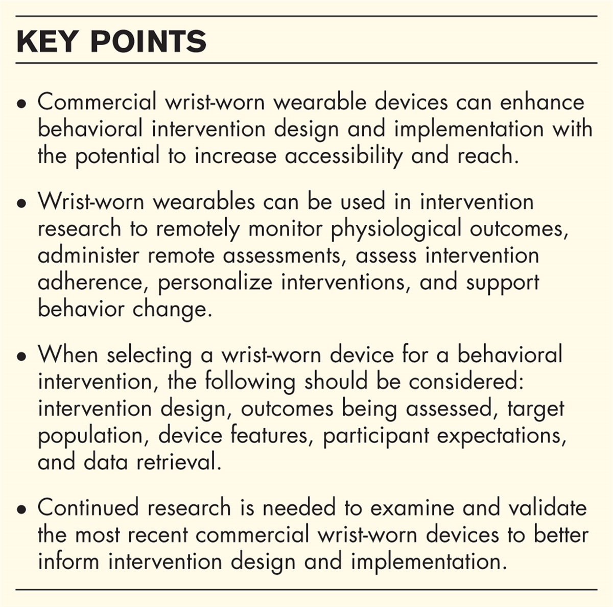 The use of commercial wrist-worn technology to track physiological outcomes in behavioral interventions