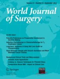 Letter to the Editor: Management and Outcome of Blunt Pancreatic Trauma: A Retrospective Cohort Study