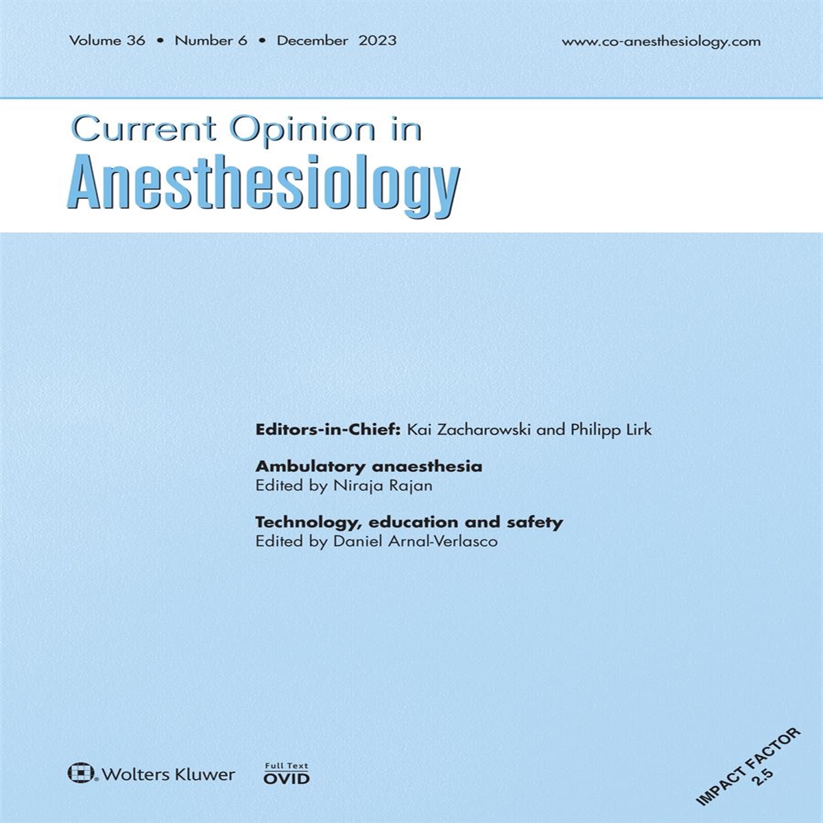 The emerging landscape of ambulatory surgery and anesthesia