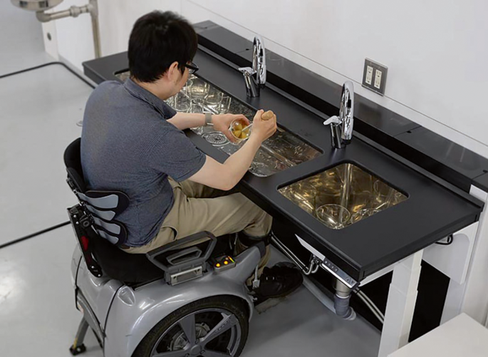 Towards accessible science laboratories in Japan