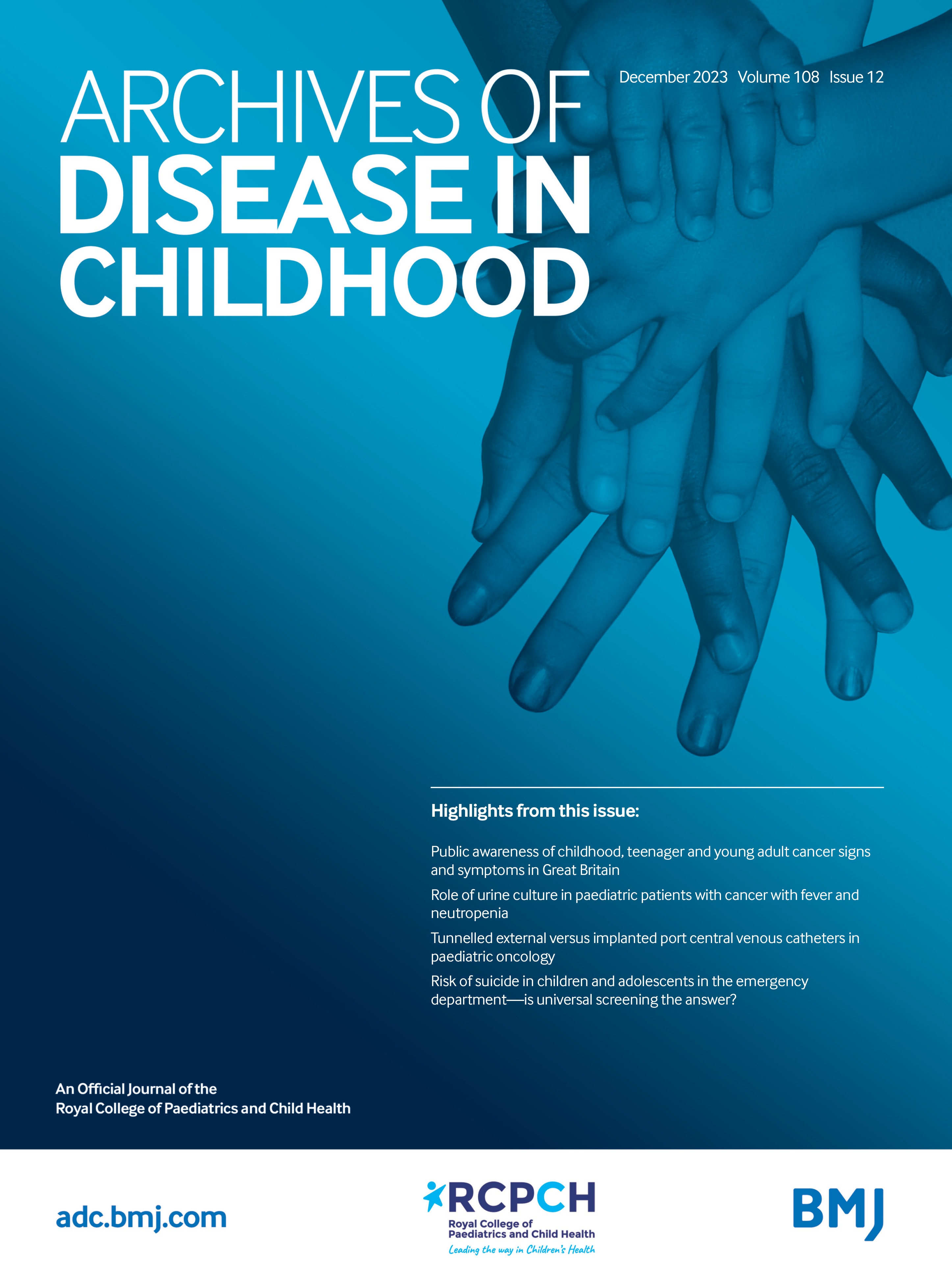 Public awareness of childhood, teenager and young adult cancer signs and symptoms in Great Britain: a cross-sectional survey